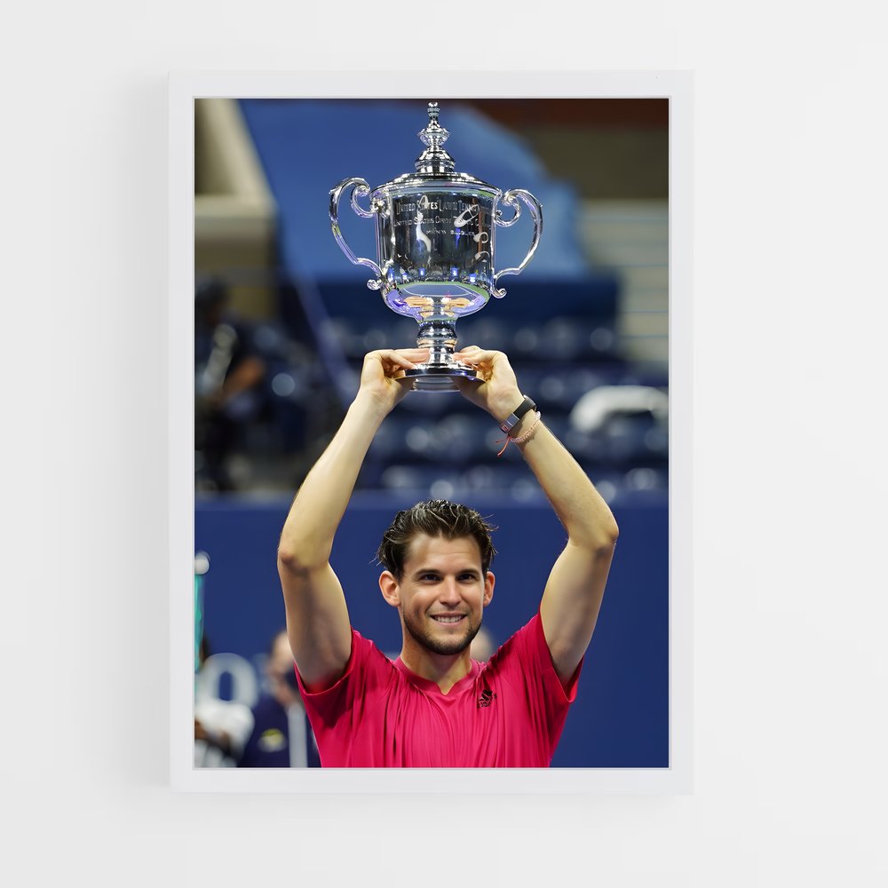 Poster Victoire Thiem – affiche Tennis (vue 3)